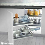 مجیک کرنر کابینت زمینی آرام بند ملونی کد WB 2106